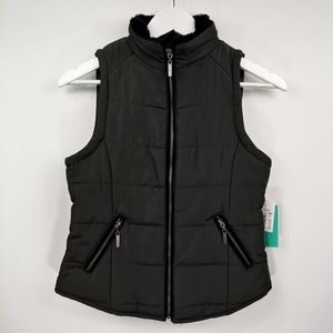 NWT Copper Key big girls quilted puffer vest L